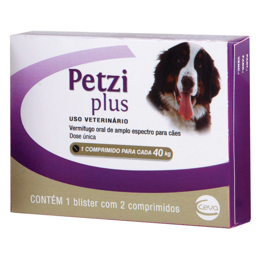 Vermífugo Petzi Plus Ceva para Cães