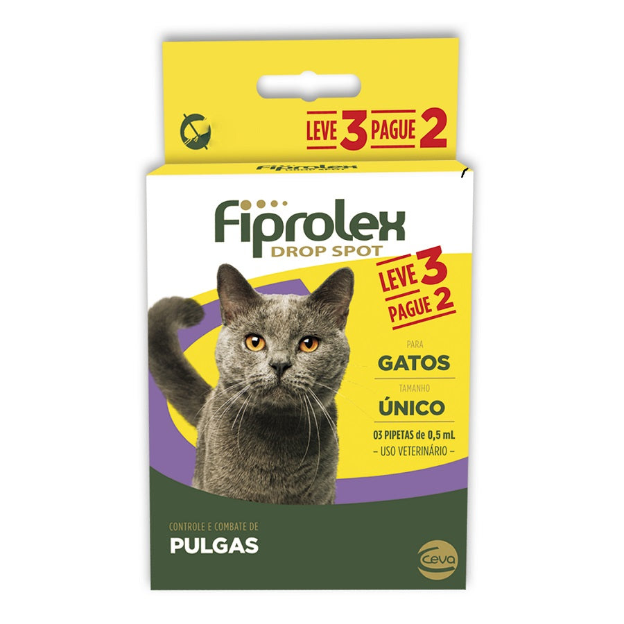 Antipulgas Fiprolex Drop Spot Ceva para Gatos