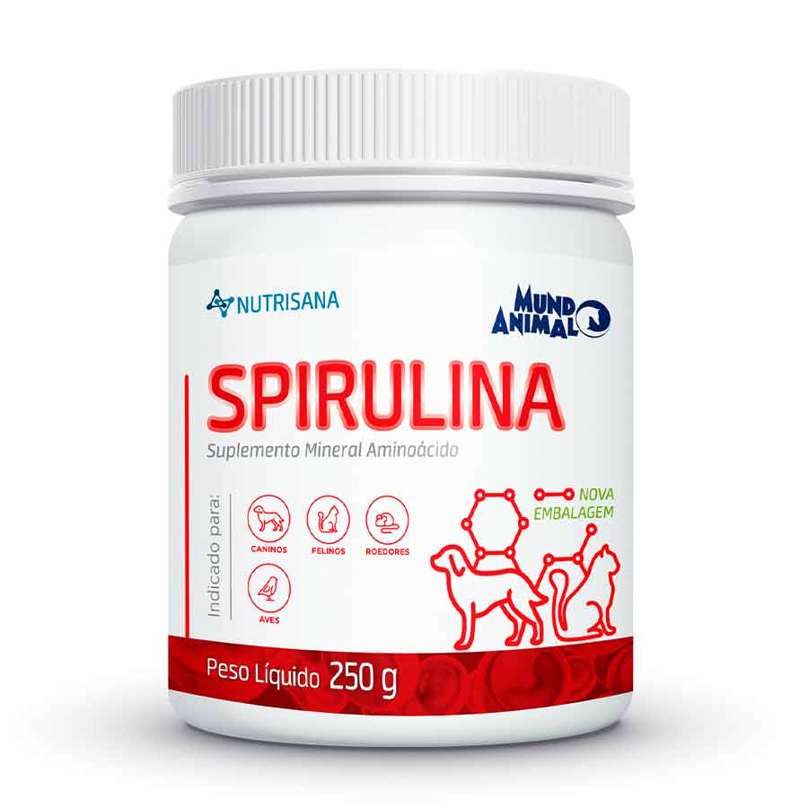 Suplemento Spirulina Nutrisana Mundo Animal