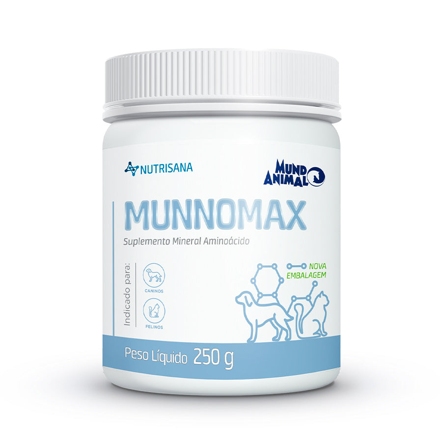 Suplemento Munnomax Nutrisana Mundo Animal para Cães e Gatos