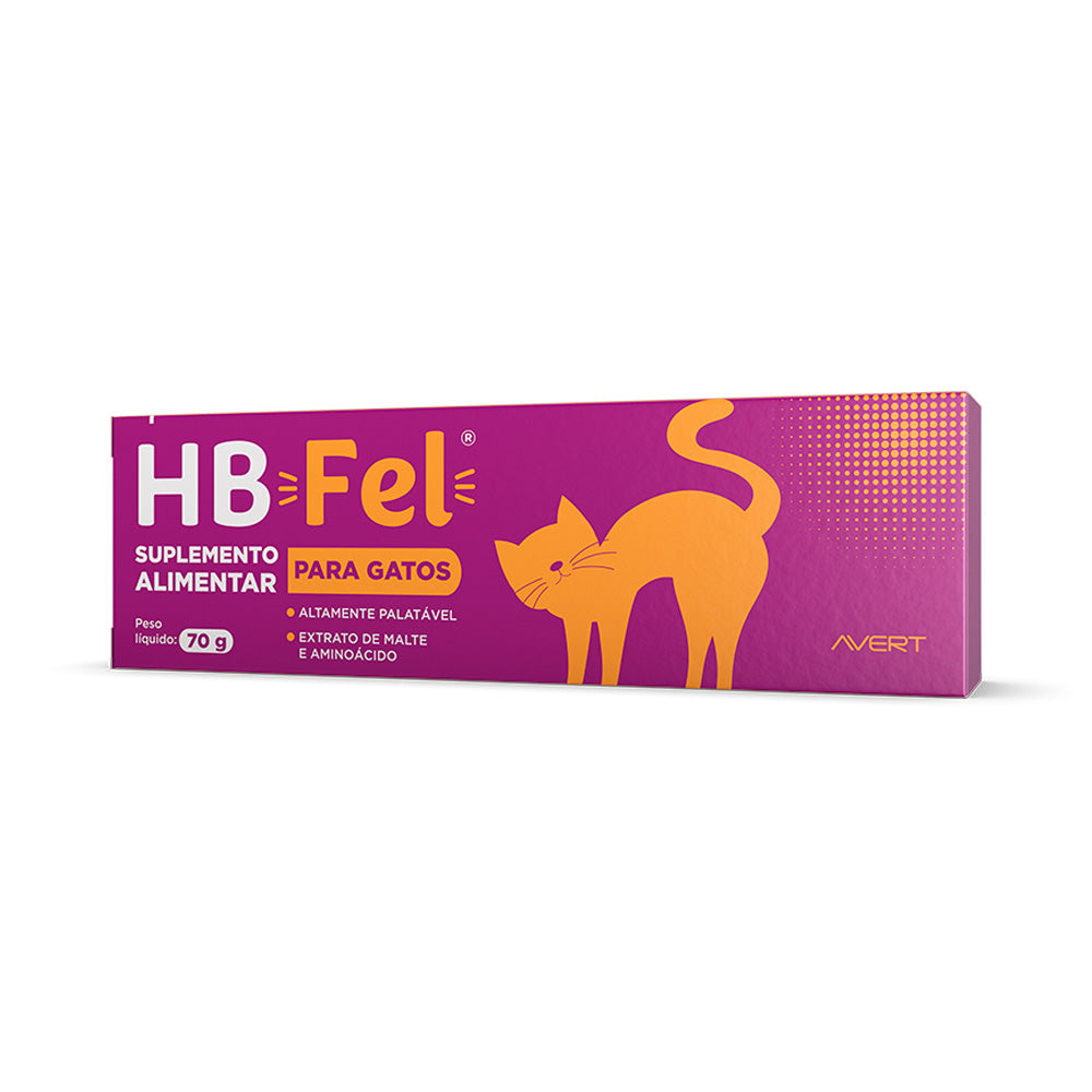 Suplemento Alimentar Avert HB Fel para Gatos 70g