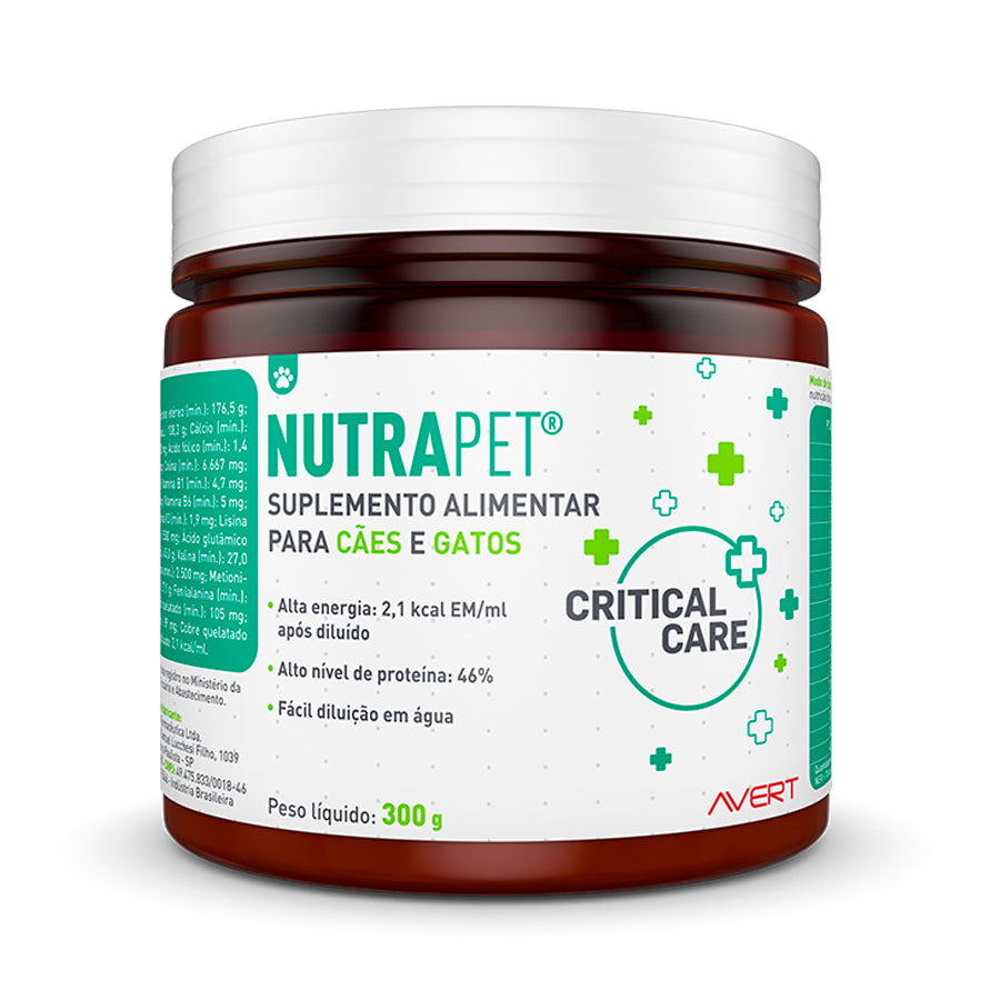 Suplemento Avert Nutrapet em Pó para Cães e Gatos 300g