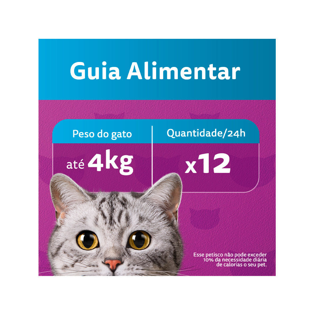 Petisco Whiskas Temptations Pelo Saudável para Gatos Adultos 40 g