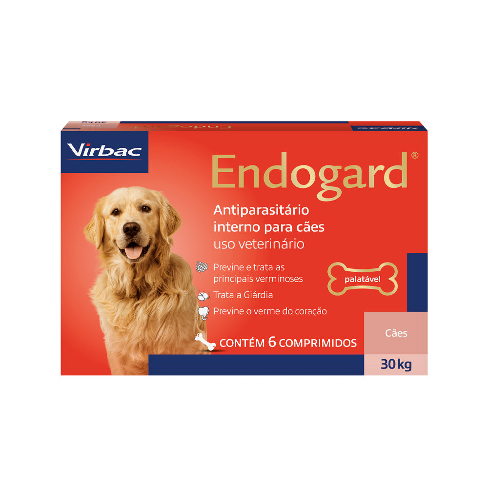 Endogard Antiparasitário Virbac para Cães Até 30 kg