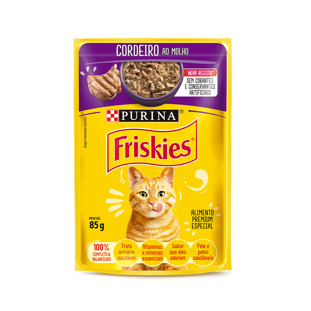 Ração Sachê Friskies Nestlé Purina para Gatos Adultos 85 g