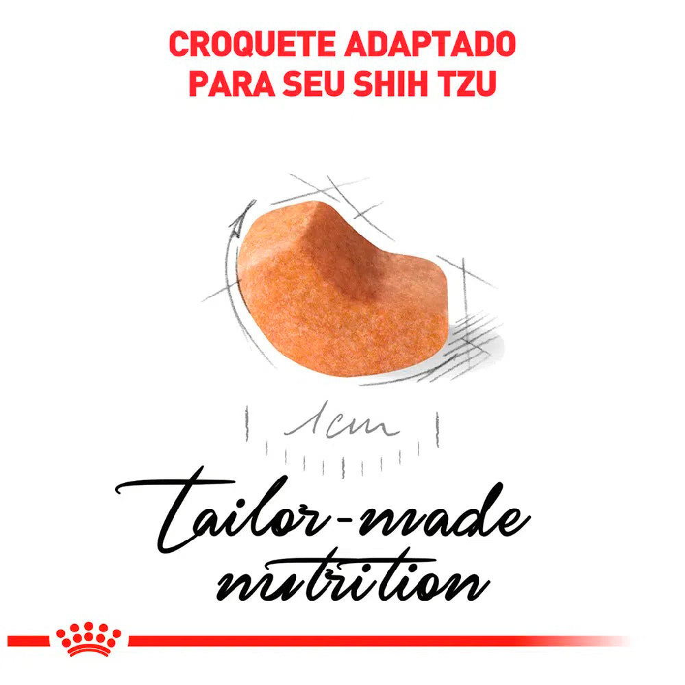 Ração Seca Royal Canin Puppy para Cães Filhotes da Raça Shih Tzu