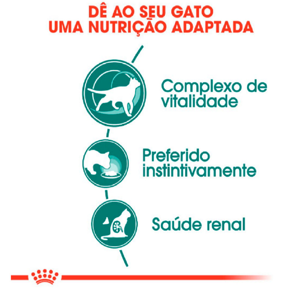Ração Úmida Royal Canin Sachê Instinctive 7 + para Gatos Adultos Acima de 7 Anos 85 g