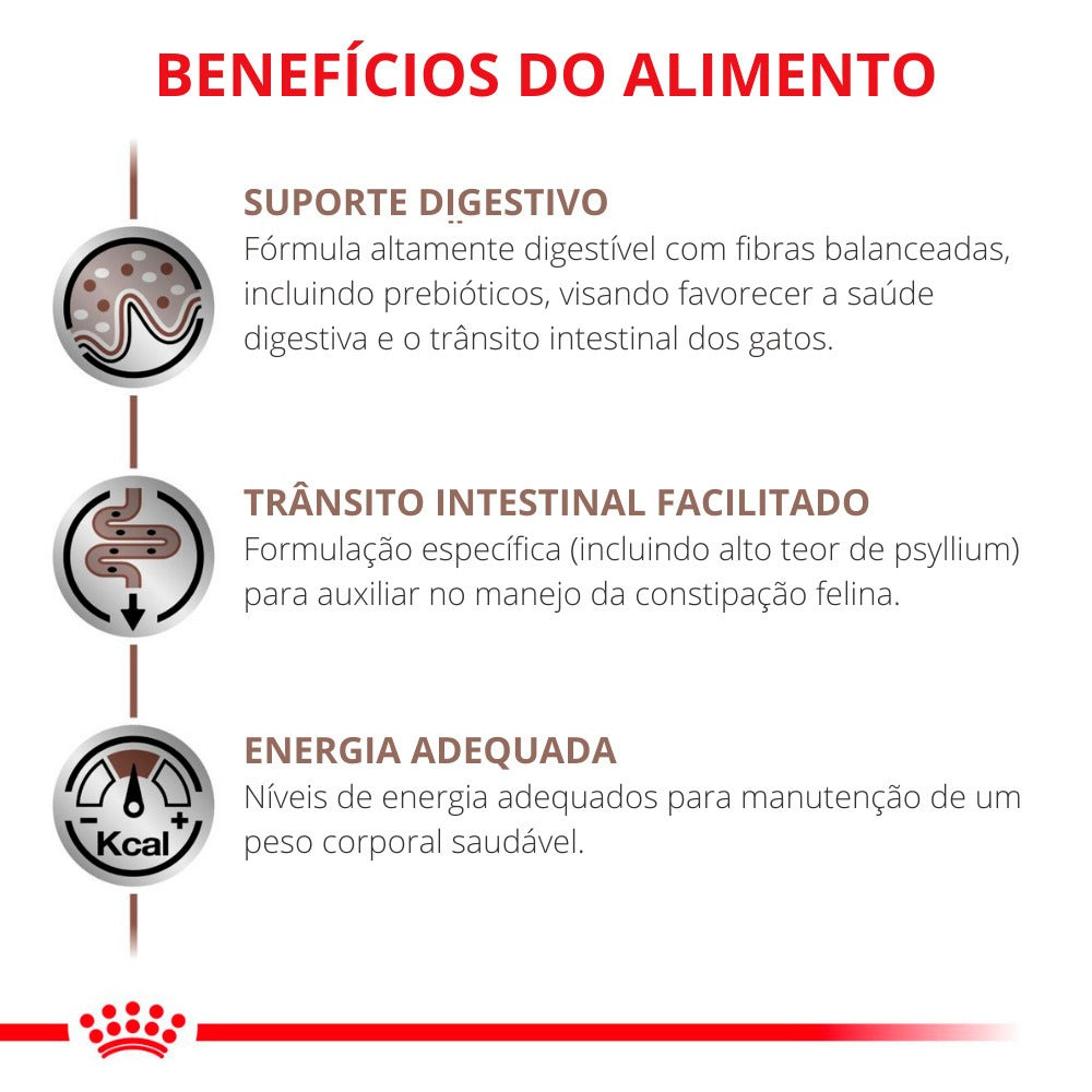 Ração Seca Royal Canin Veterinary Diet Gastrointestinal Fibre Response para Gatos Adultos - 1,5 Kg