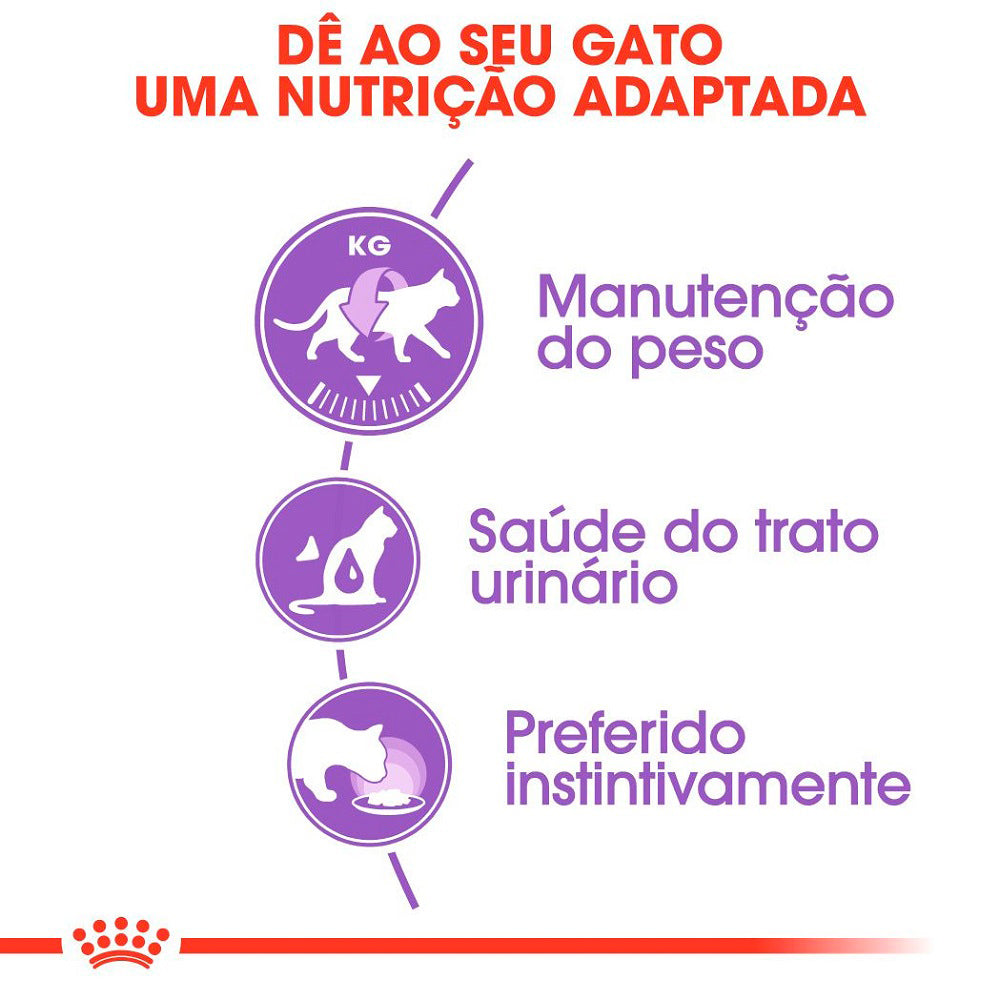 Ração Úmida Royal Canin Sachê Castrados Patê para Gatos Adultos Castrados 85 g