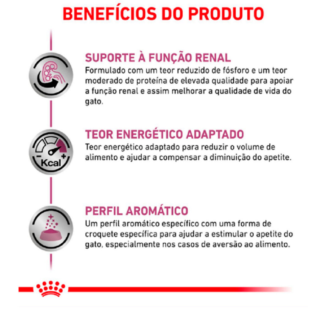 Ração Seca Royal Canin Veterinary Diet Renal para Gatos com Insuficiência Renal