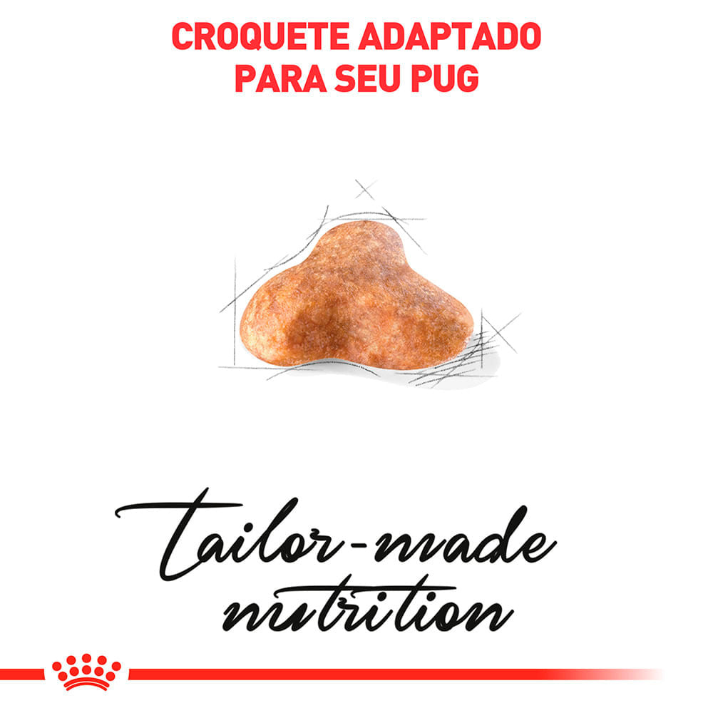 Ração Royal Canin para Cães Adultos da Raça Pug