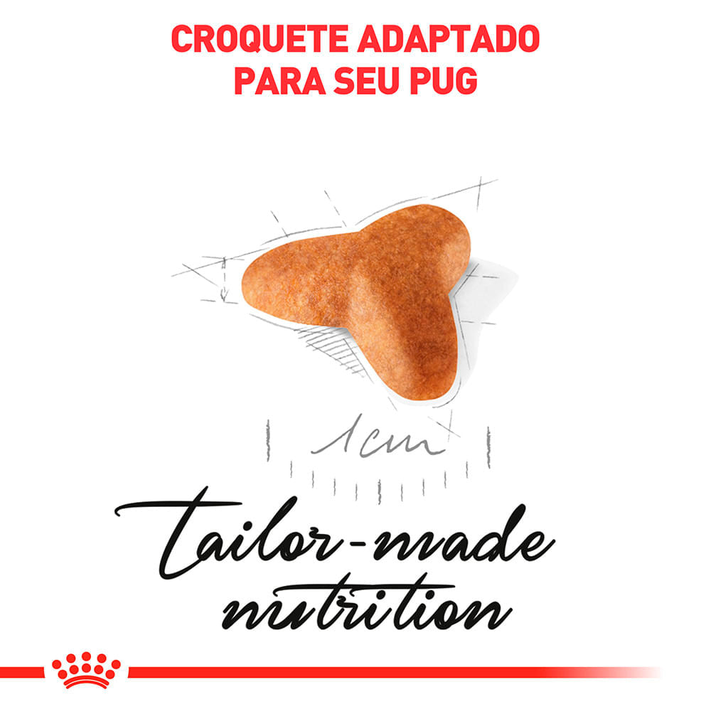 Ração Royal Canin Puppy para Cães Filhotes da Raça Pug