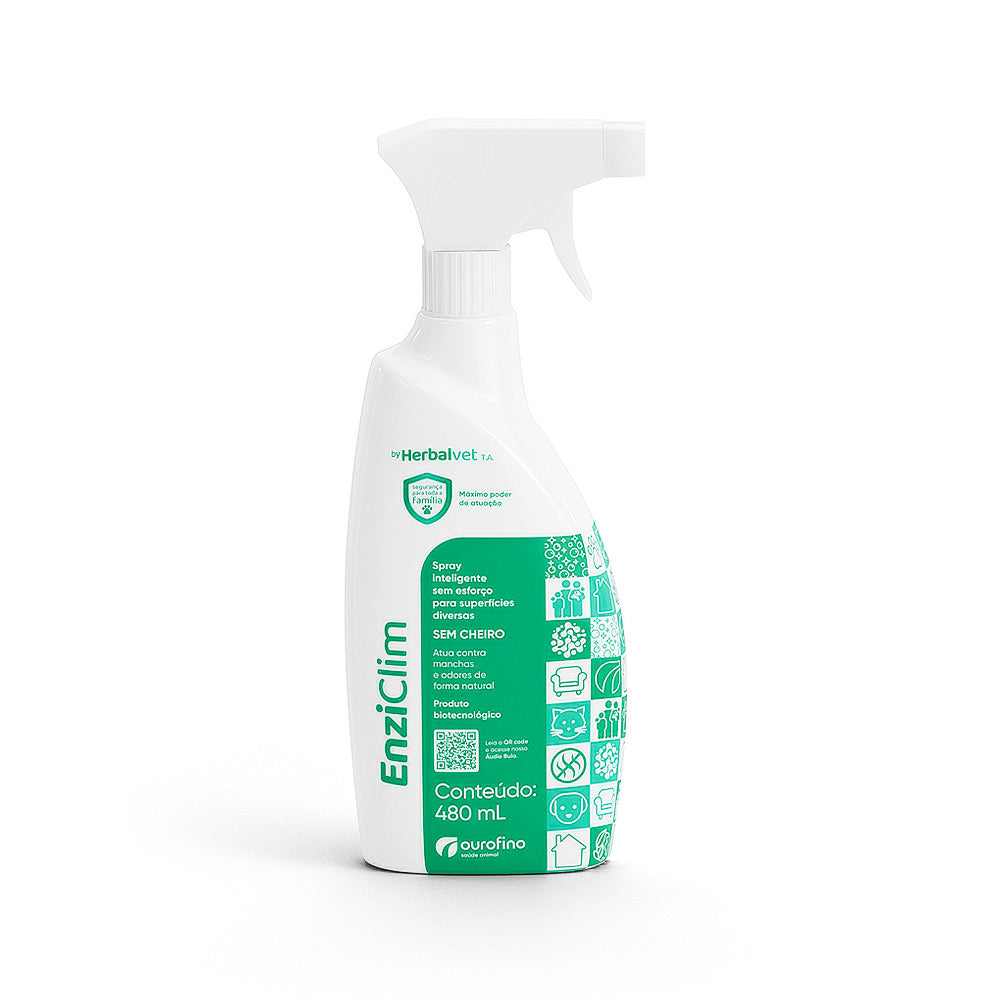 Spray Higienizante EnziClim Ourofino Anti-Odor e Tira Manchas