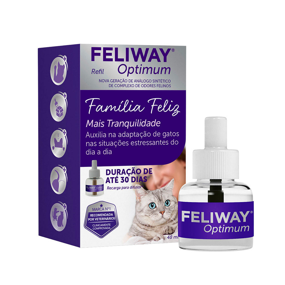 Refil Feliway Optimum Ceva para Gatos 48ml