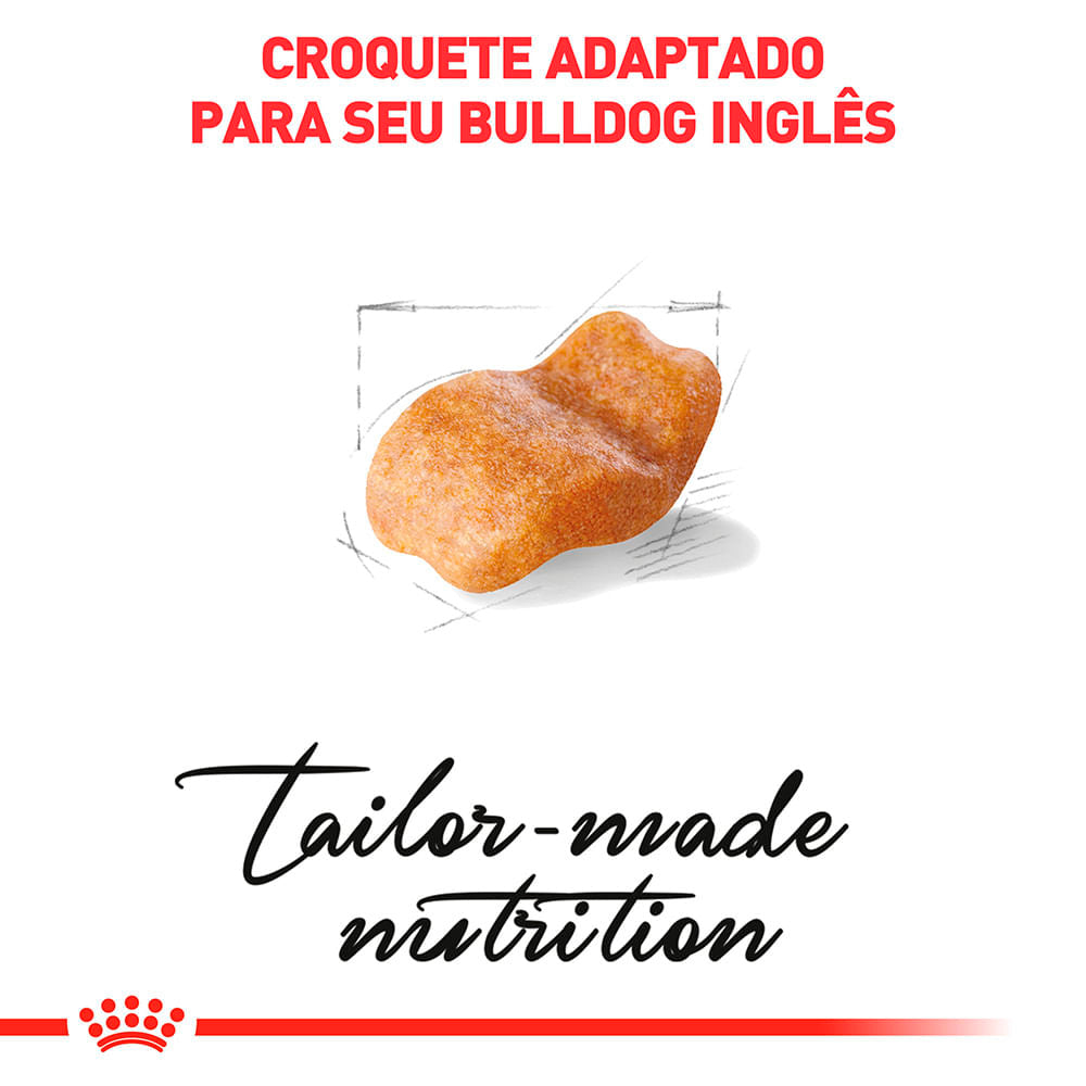 Ração Royal Canin para Cães Adultos da Raça Bulldog