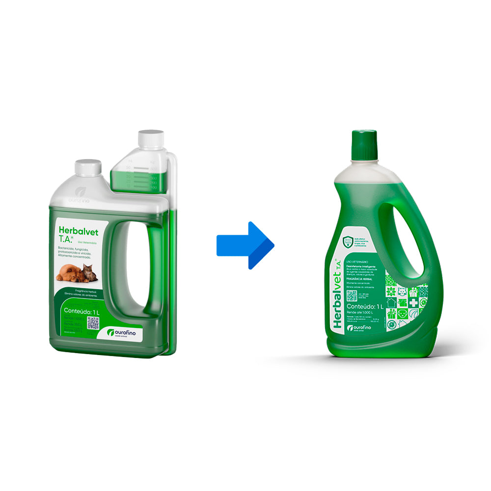 Herbalvet Desinfetante Ourofino T.A 1L