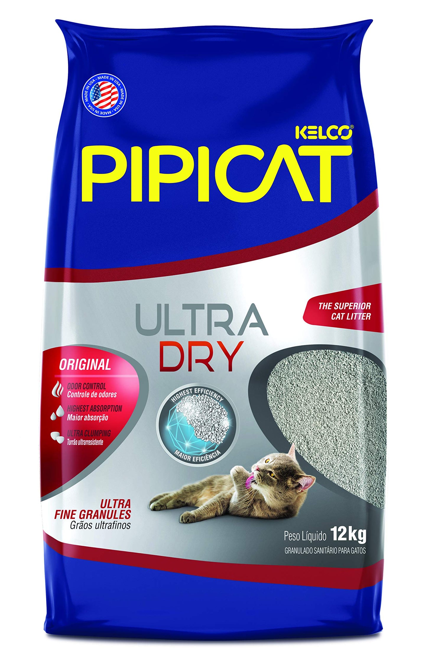 Areia Pipicat Ultra Dry para Gatos