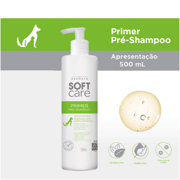 Pré-Shampoo Soft Care Primer para Cães e Gatos