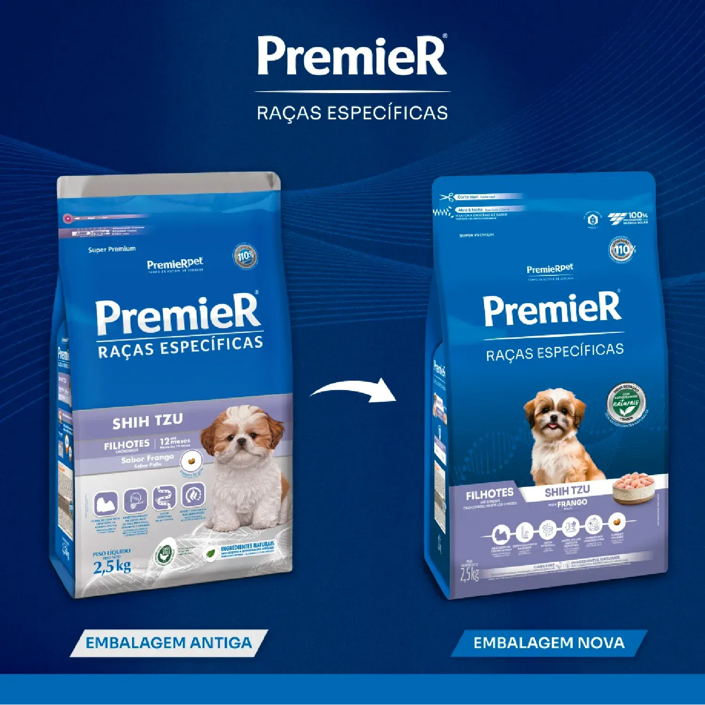 Ração Premier Raças Específicas Shih Tzu para Cães Filhotes