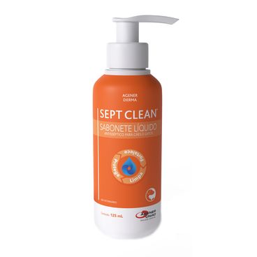 Antisséptico Sept Clean Agener União Cães e Gatos 125 ml