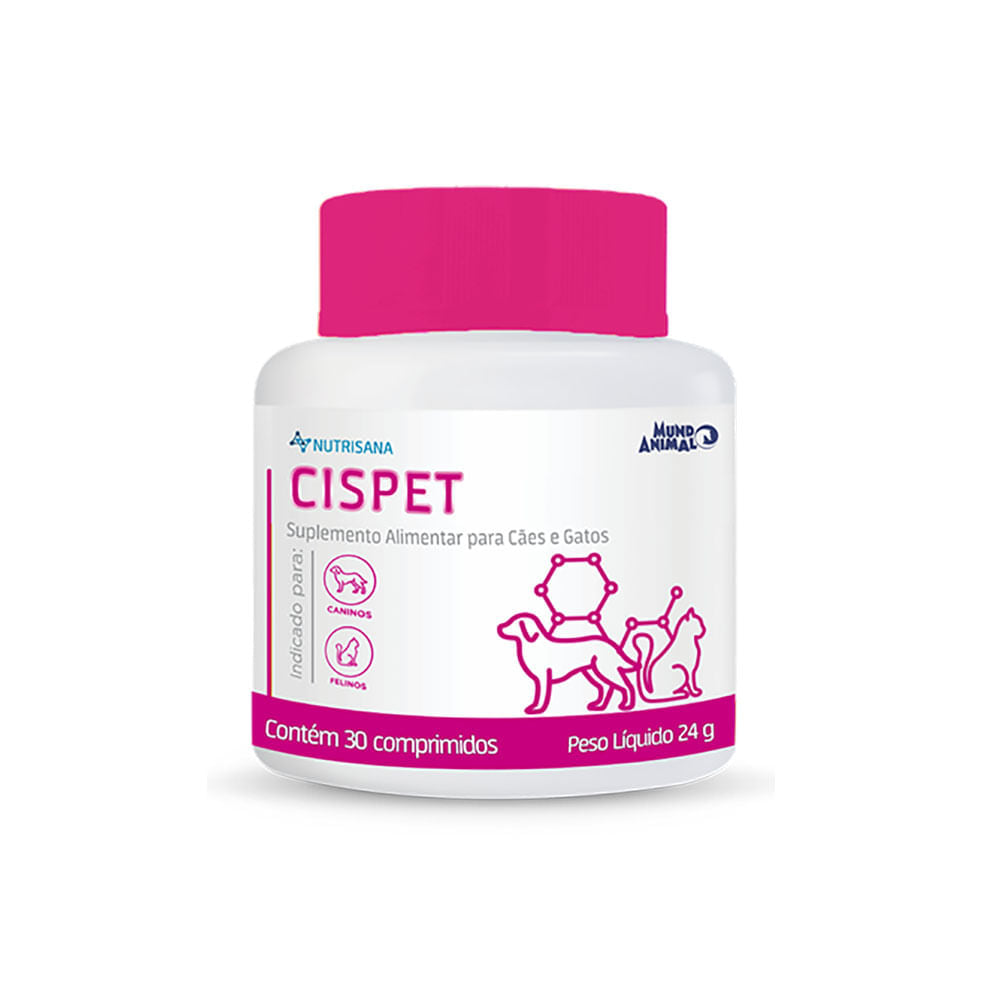 Suplemento Nutrisana Cispet Mundo Animal para Cães e Gatos