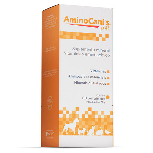 Suplemento Avert AminoCani's Pet 60 Comprimidos