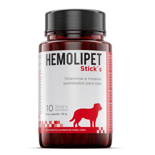 Suplemento Avert Hemolipet Sticks para Cães