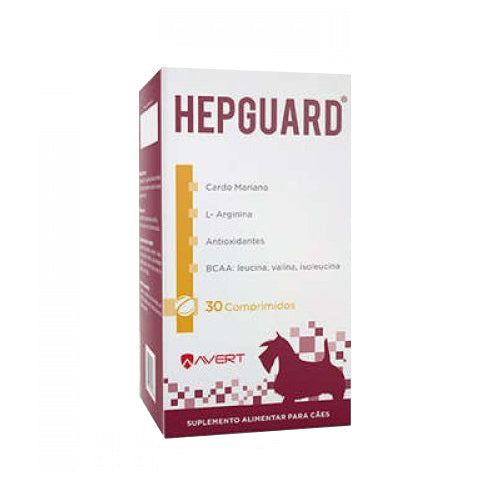 Suplemento Avert Hepguard para Cães - 30 Comprimidos