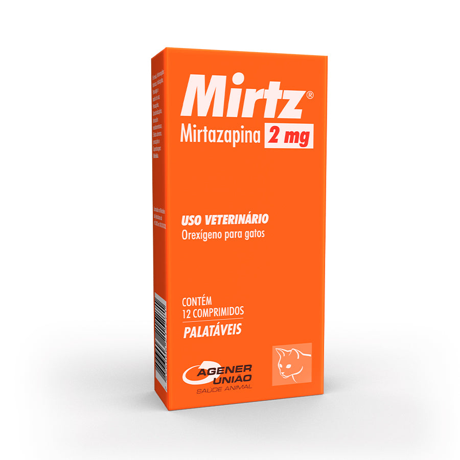 Estimulante de Apetite Mirtz Agener União 2 mg com 12 Comprimidos