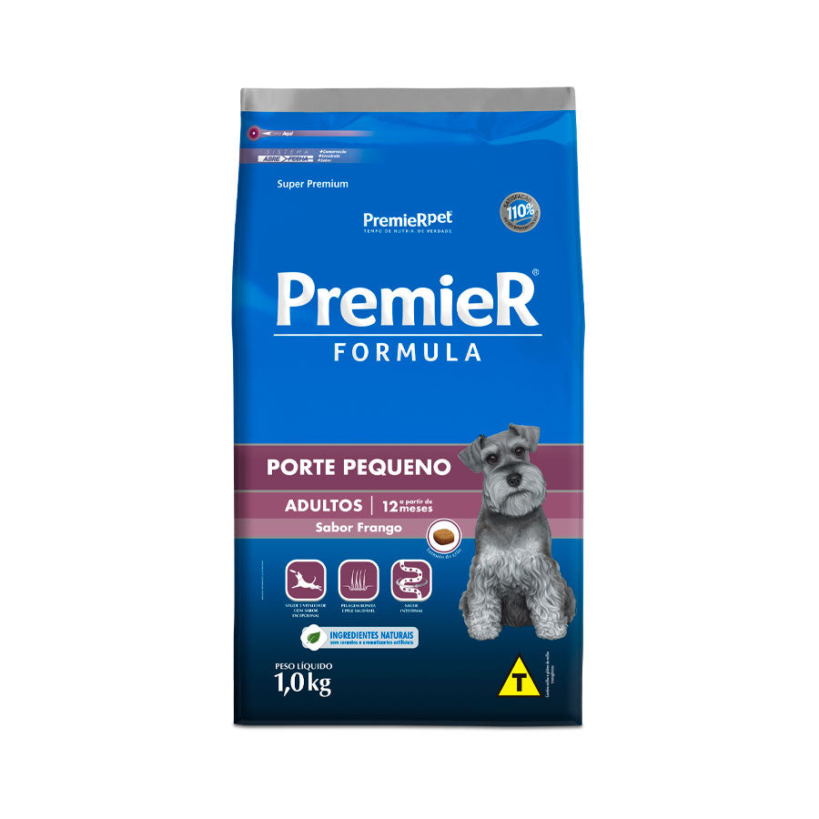 Ração Premier Fórmula para Cães Adultos de Raças Pequenas Sabor Frango