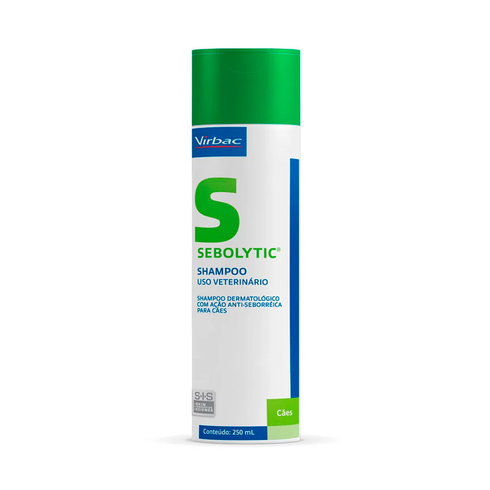 Sebolytic SIS Shampoo Dermatológico Virbac para Cães 250 ml