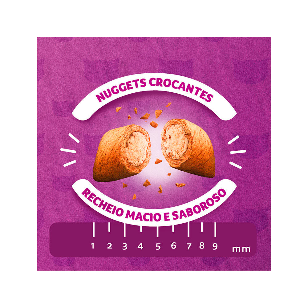 Ração Whiskas para Gatos Adultos Castrados Sabor Carne