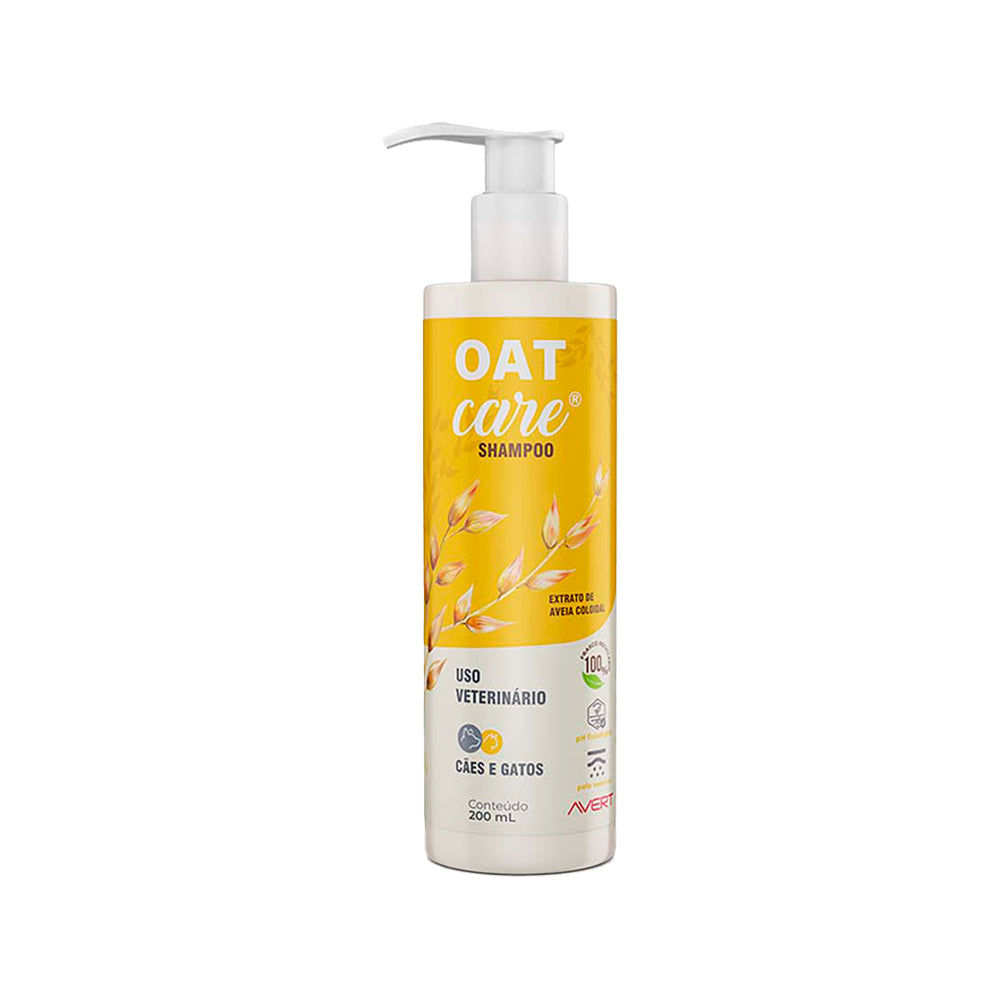 Shampoo Avert Oat Care para Cães e Gatos 200 ml