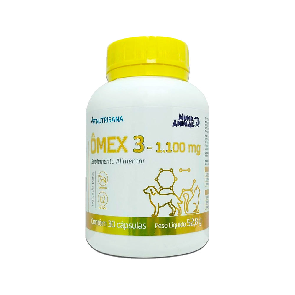 Suplemento Nutrisana Omex 3 para Cães e Gatos