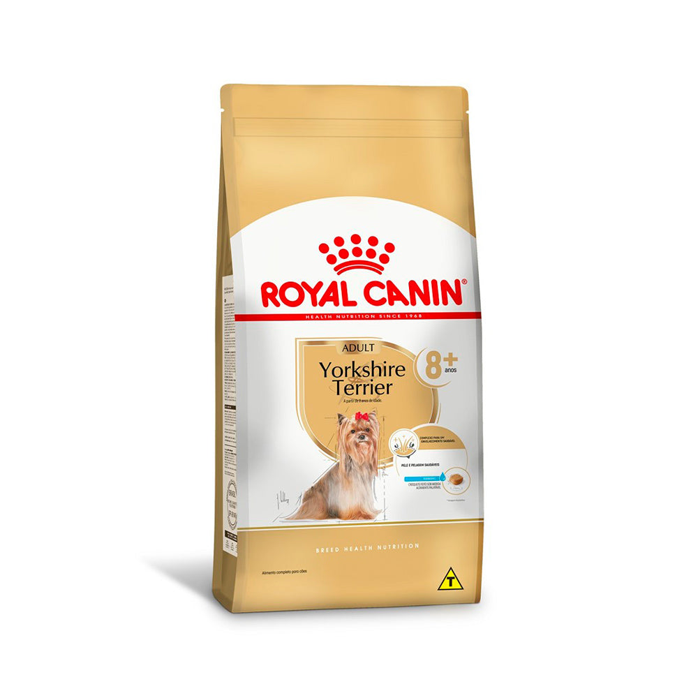 Ração Royal Canin para Cães Adultos da Raça Yorkshire com 8 Anos ou Mais