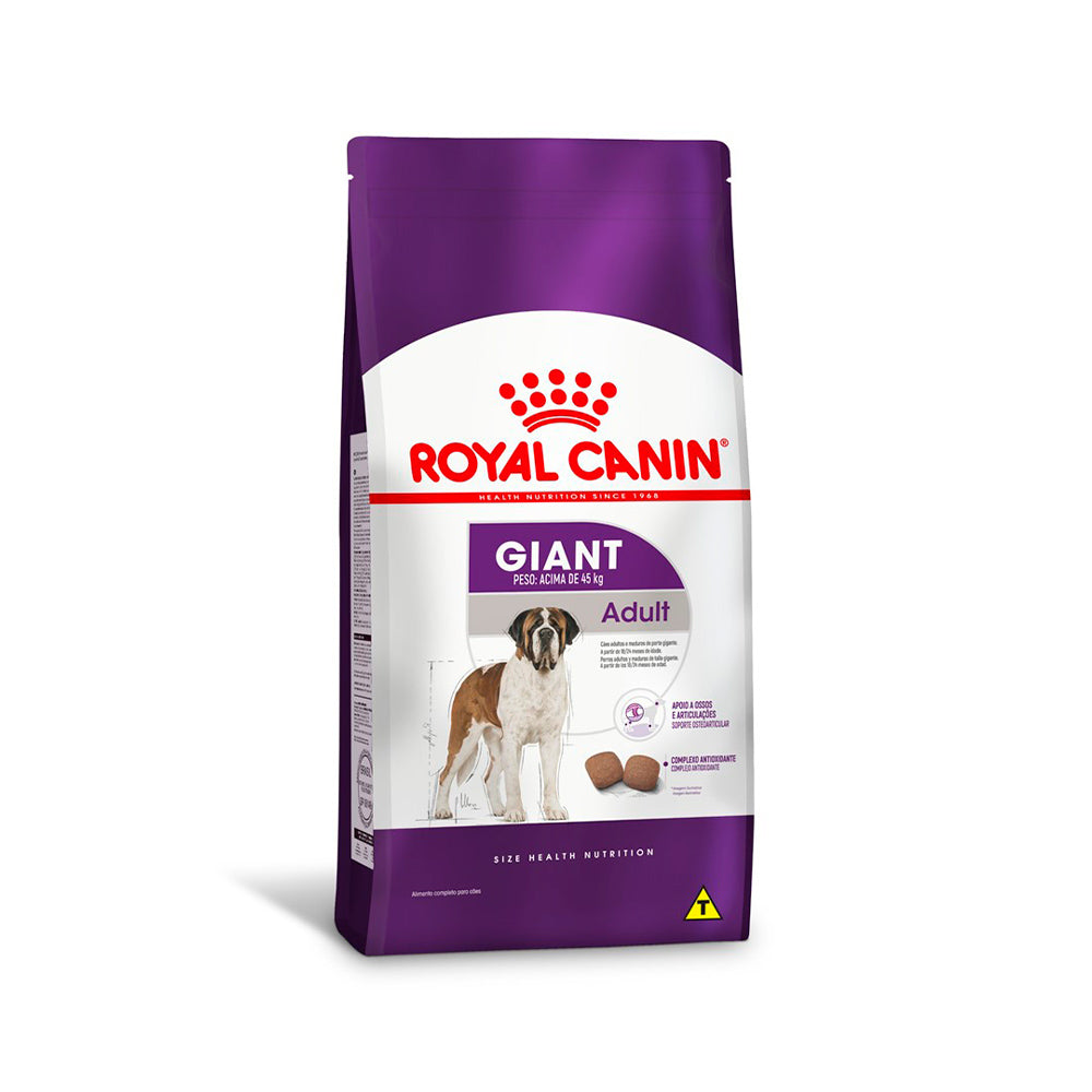 Ração Seca Royal Canin Giant para Cães Adultos ou Idosos de Raças Gigantes