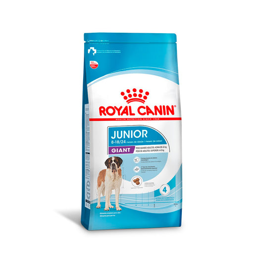 Ração Seca Royal Canin Giant Junior para Cães Gigantes Filhotes de 8 a 18/24 Meses de Idade