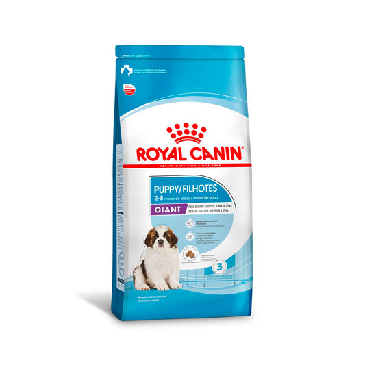Ração Seca Royal Canin Giant Puppy para Cães Gigantes Filhotes de 2 a 8 Meses de Idade