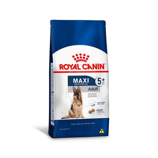 Ração Seca Royal Canin Maxi Adult 5+ para Cães Adultos de Porte Grande com 5 Anos ou mais