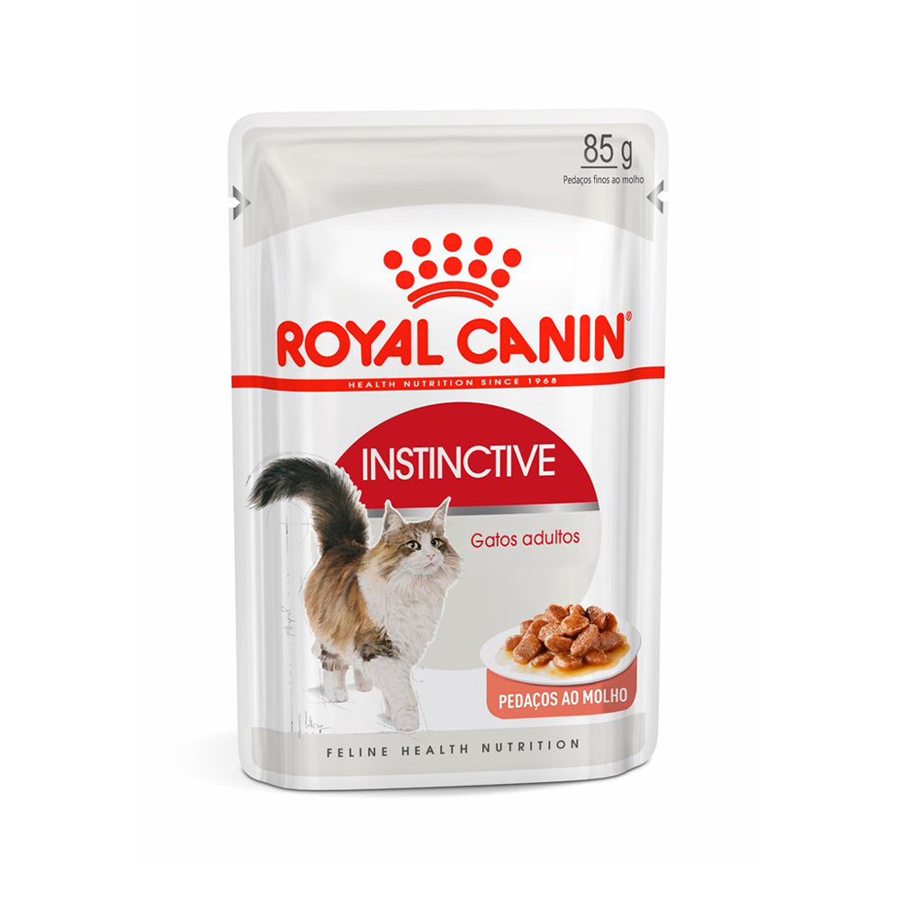 Ração Úmida Royal Canin Sachê Instinctive para Gatos Adultos Acima de 12 Meses