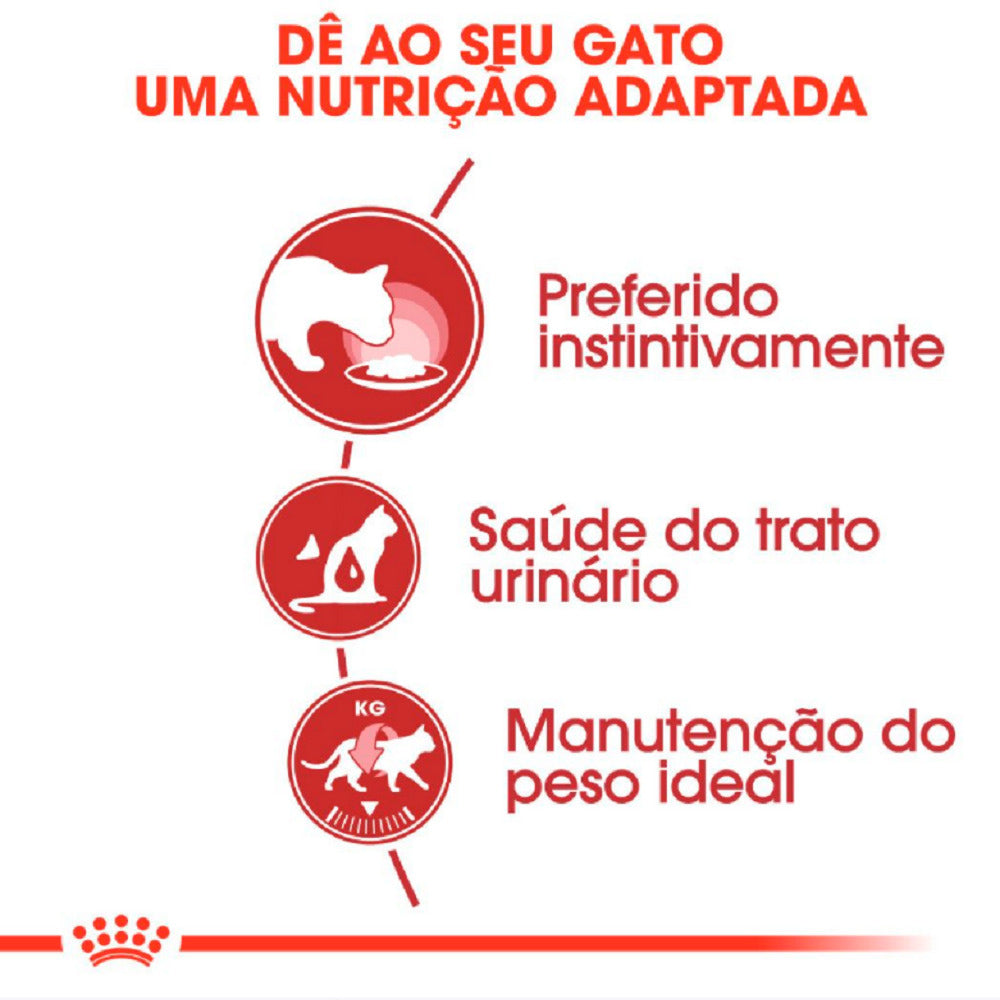 Ração Úmida Royal Canin Sachê Instinctive para Gatos Adultos Acima de 12 Meses
