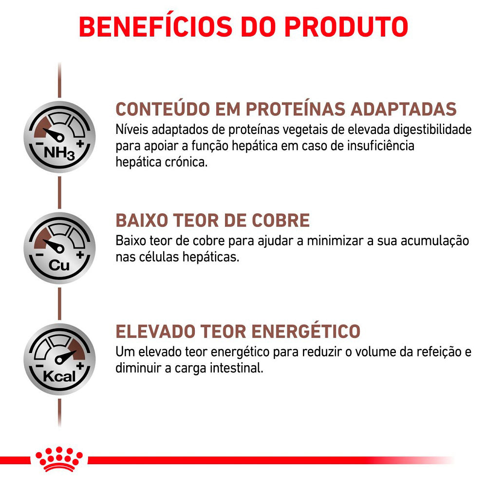 Ração Seca Royal Canin Veterinary Diet Hepatic para Cães Adultos com Insuficiência Hepática Crônica
