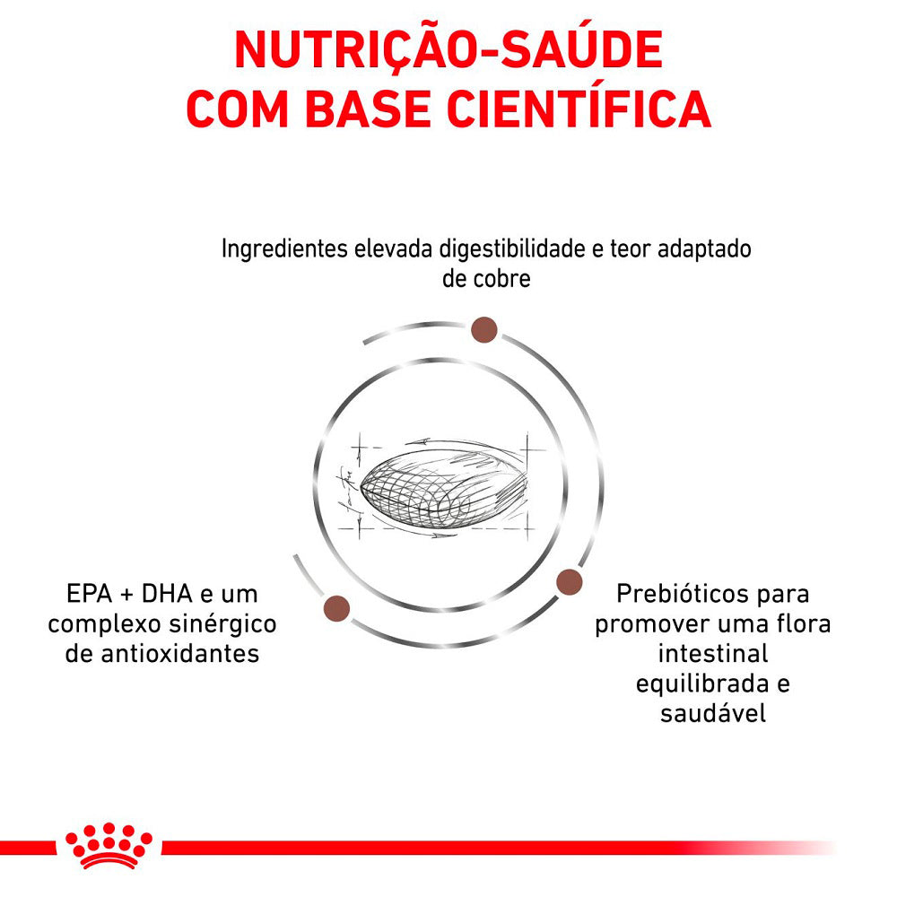 Ração Seca Royal Canin Veterinary Diet Hepatic para Cães Adultos com Insuficiência Hepática Crônica