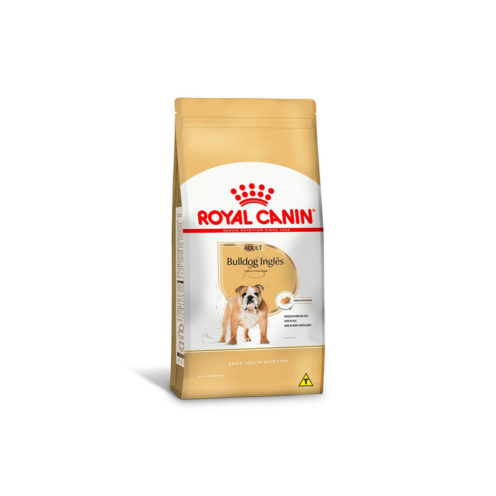 Ração Royal Canin para Cães Adultos da Raça Bulldog