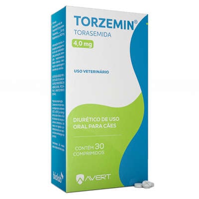 Diurético Avert Torzemin para Cães 30 Comprimidos