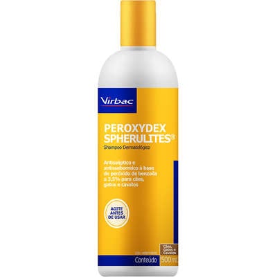 Peroxydex Spherulites Shampoo Dermatológico Virbac para Cães e Gatos