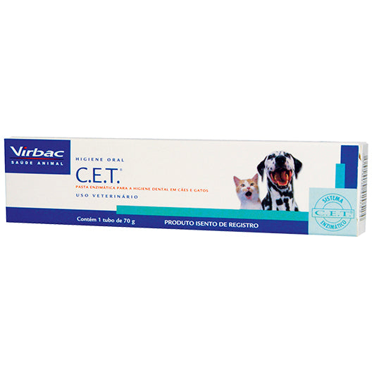 Pasta Dental C.E.T Pasta enzimática Virbac (sabor frango) - 70g