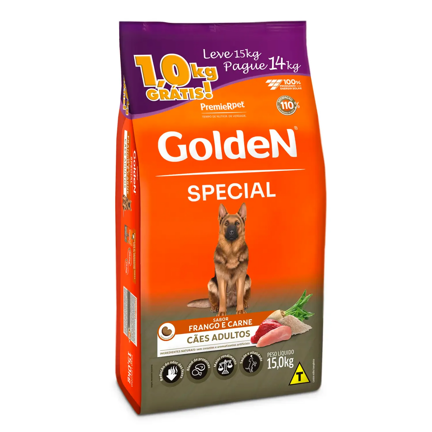 Ração Golden Special para Cães Adultos Sabor Frango e Carne