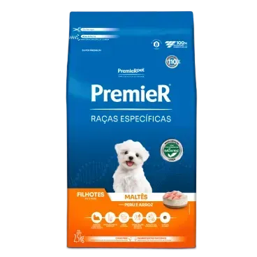 Ração Premier Raças Específicas Maltês para Cães Filhotes