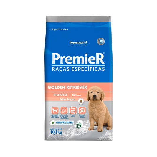 Ração Premier Raças Específicas para Golden Retriever Filhotes Sabor Frango